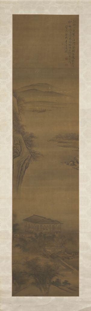 图片[1]-Li Yin Honglou Banquet Picture Axis-China Archive